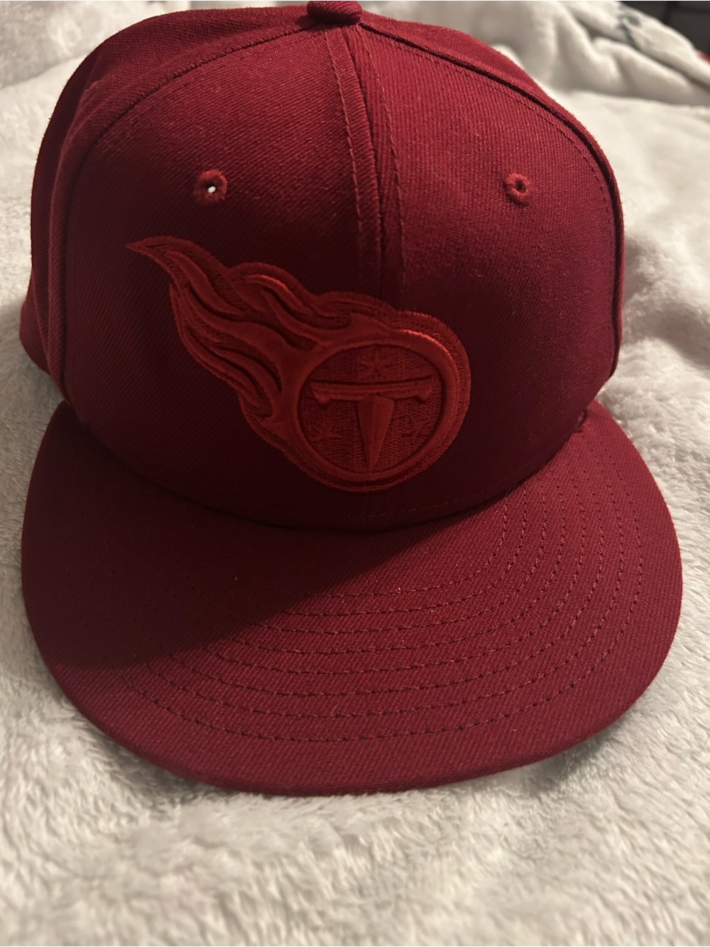 New Era Maroon Flame Logo Snapback Hat